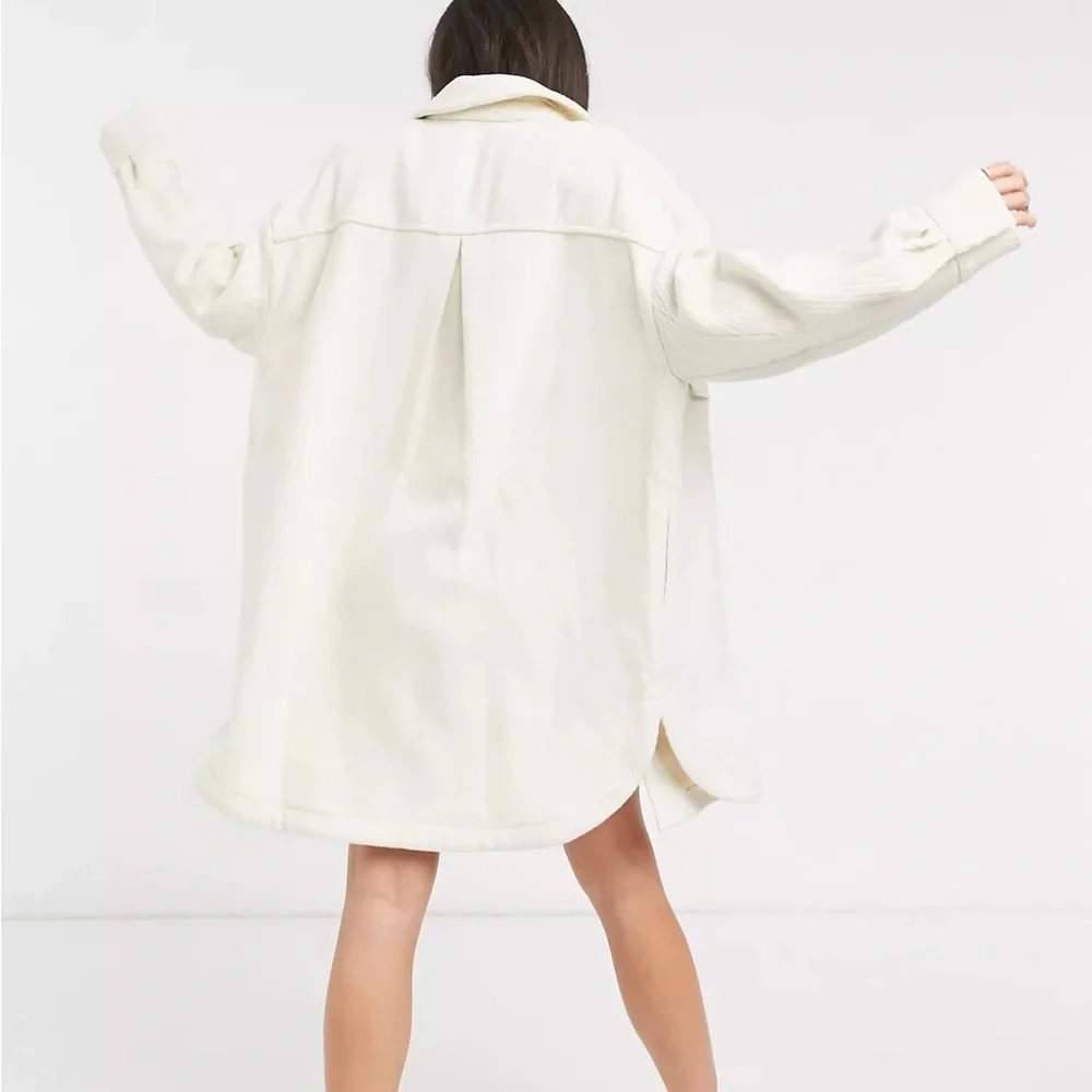 ASOS Cream Shacket - Picture 2 of 8